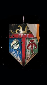 Star Wars Family Crest Fett Dead Or Alive iPhone 6(s)~8(s) wallpaper