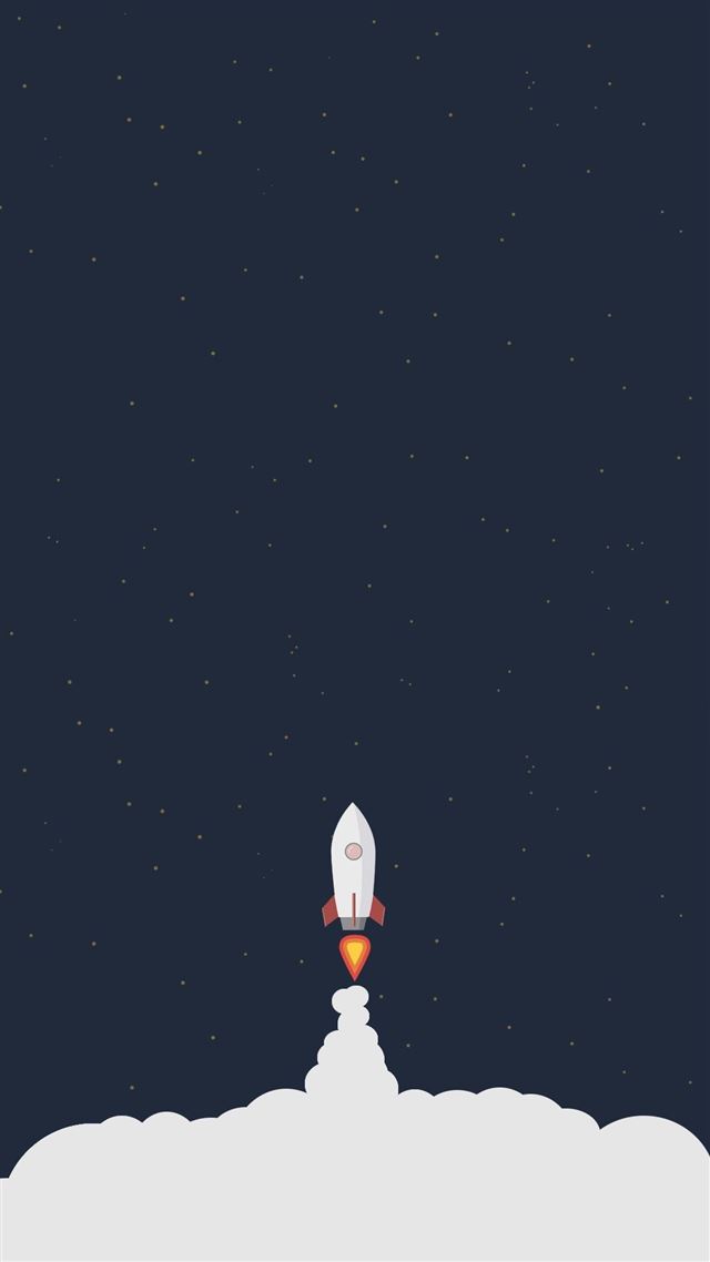 1080x1920 Rocket Liftoff Illustration -  iPhone 8 Wallpaper