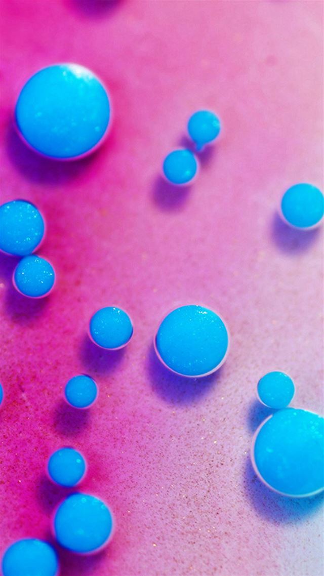 1080x1920 Bubble Red Blue Digital Illustration Art -  iPhone 8 Wallpaper