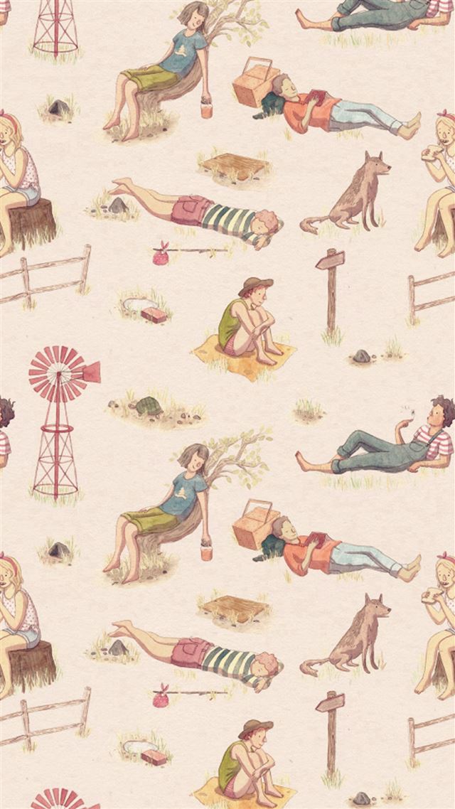 1080x1920 Vacation Life Humor Illustration Art Red - life iPhone 8 Wallpaper
