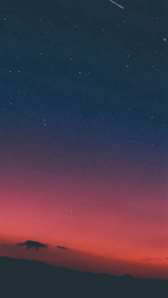 1080x1920 Night Sky Sunset Pink Nature - gradation iPhone 8 Wallpaper