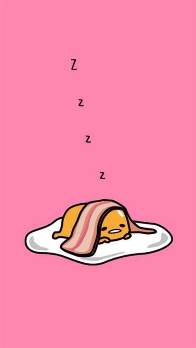 1080x1920 Bacon And Eggs Sleeping - black iPhone 8 Wallpaper