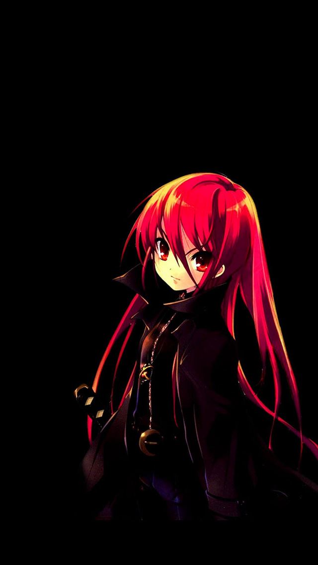 1080x1920 Dark Shakugan Anime Illustration - brown iPhone 8 Wallpaper