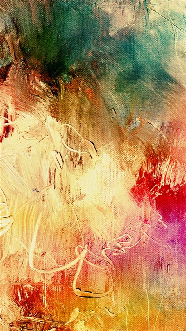 1080x1920 Colorful Painting Strokes - painting iPhone 8 Wallpaper