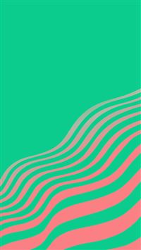 Line Simple Minimal Curve Pattern Green wallpaper