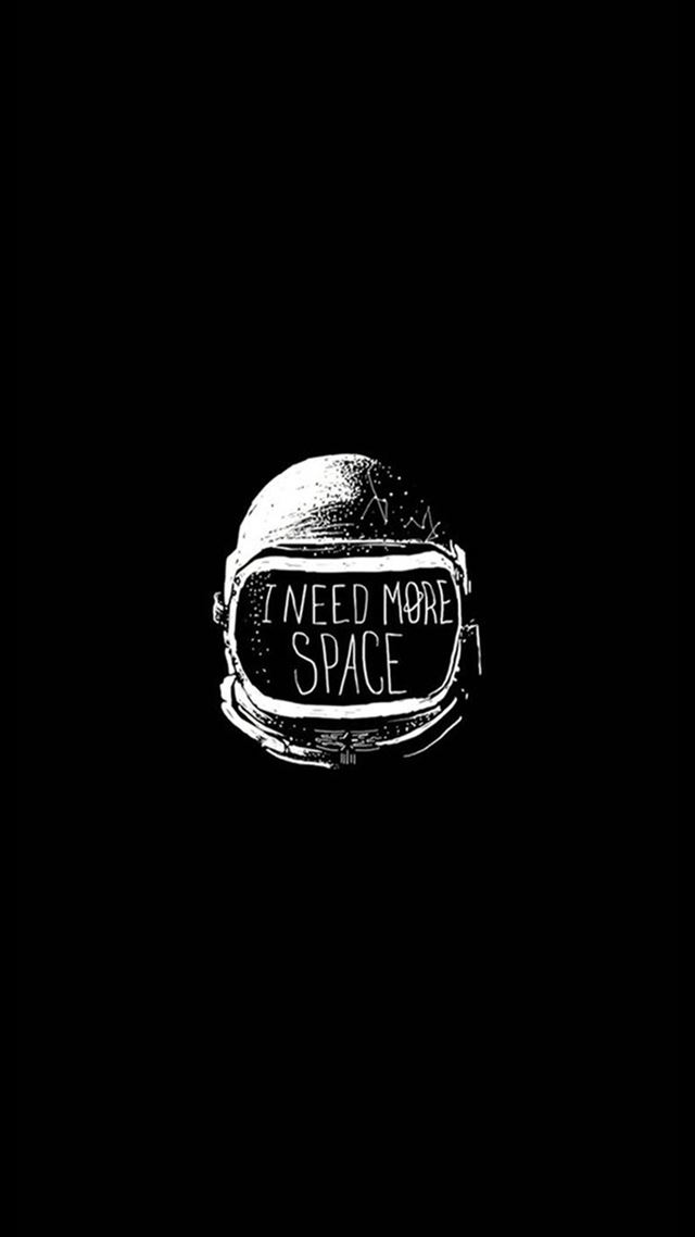 1080x1920 Space helmet I Need More Space - aesthetic iPhone 8 Wallpaper
