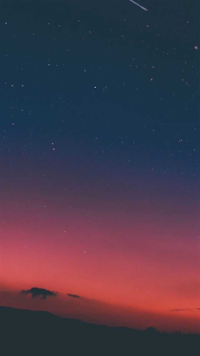 1080x1920 Night Sky Sunset Pink Nature - purple iPhone 8 Wallpaper