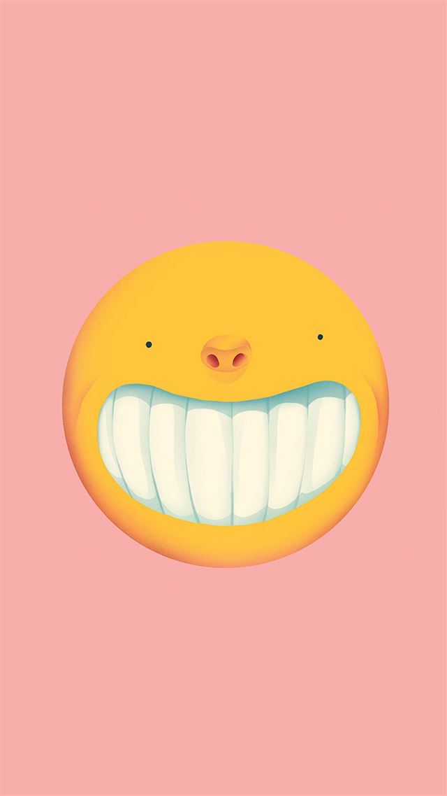 1080x1920 Smile Love Pink Cute Illustration Art - cute iPhone 8 Wallpaper