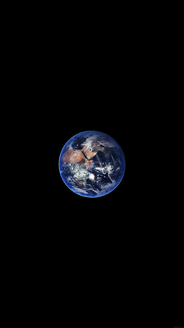 1080x1920 Earth Minimal Small Nature Art Space Dark - orange iPhone 8 Wallpaper
