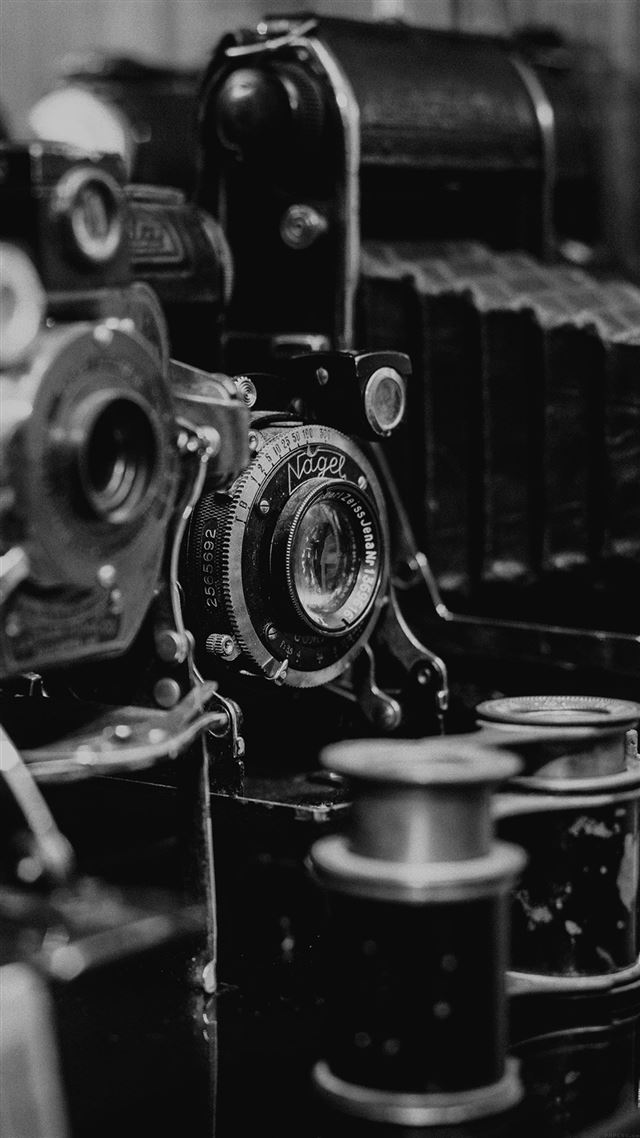 1080x1920 Classical Retro Photos Of Cameras Dark -  iPhone 8 Wallpaper