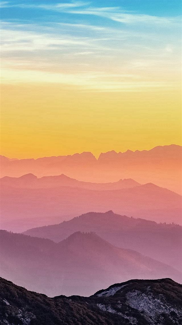 1080x1920 Rainbow Mountain Color Nature - hill iPhone 8 Wallpaper