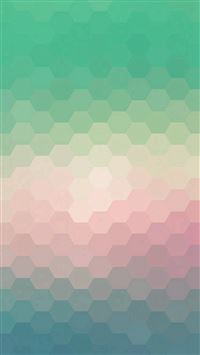 Hexagon Green Red Pattern Background wallpaper