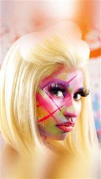 Nicki Minaj Face Girl Music iPhone 6(s)~8(s) wallpaper