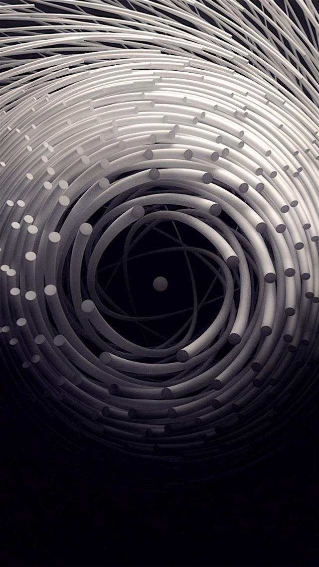 1080x1920 Circle 3D Dark Abstact Iillustration Art - 3d iPhone 8 Wallpaper