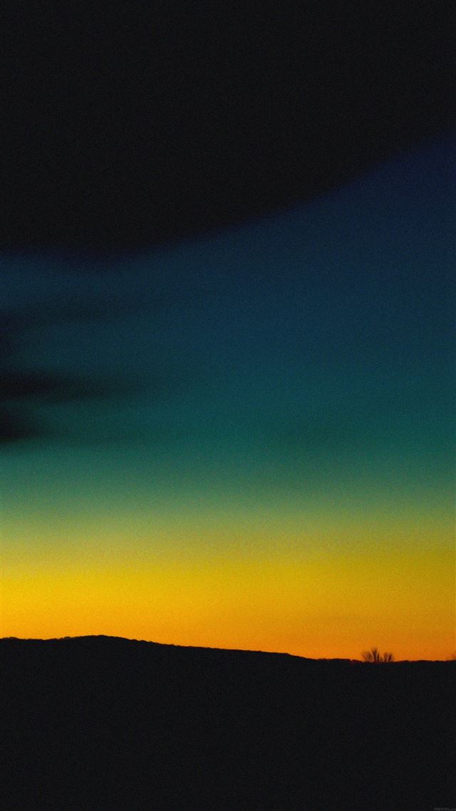 1080x1920 Orange Green Sky Sunset Nature - bright iPhone 8 Wallpaper