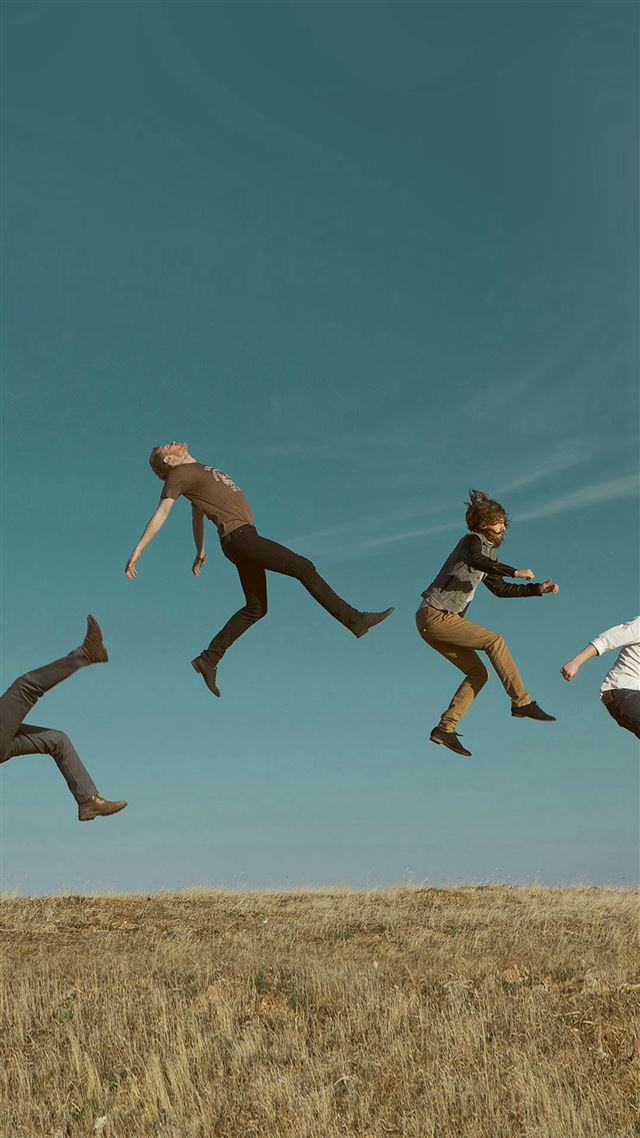 1080x1920 Nature Jump High Over Hill - gray iPhone 8 Wallpaper