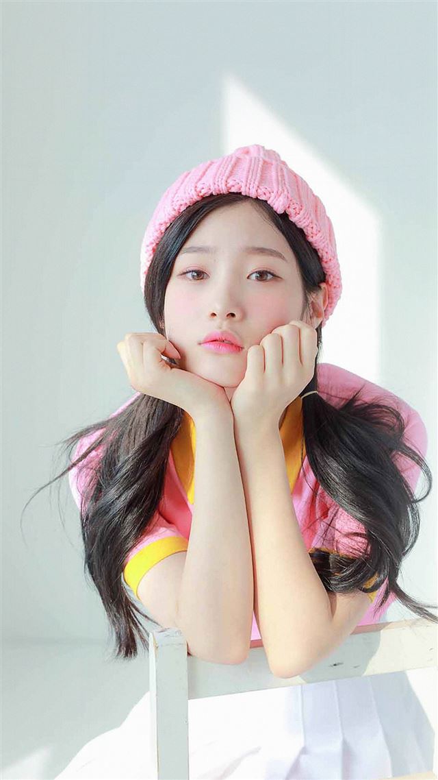 1080x1920 Ioi Chaeyeon Girl Pink White Asian - gray iPhone 8 Wallpaper