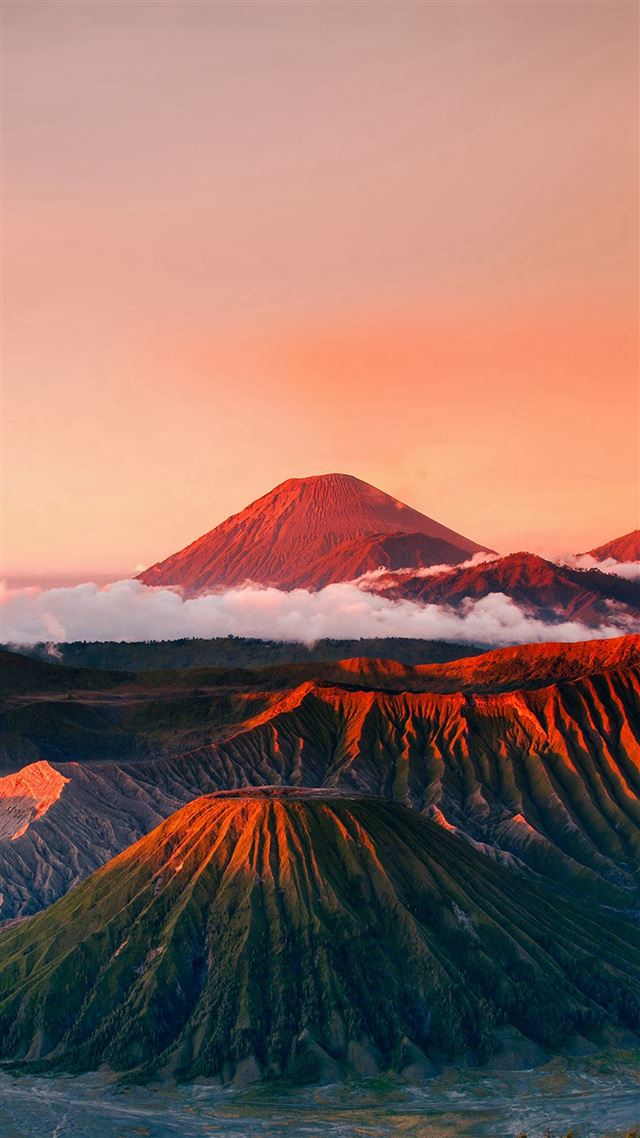1080x1920 Red Mountain Cloud Wonderful Nature - skyscape iPhone 8 Wallpaper