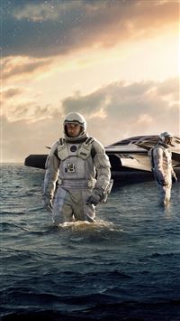 Interstellar Sea Film Space Art wallpaper