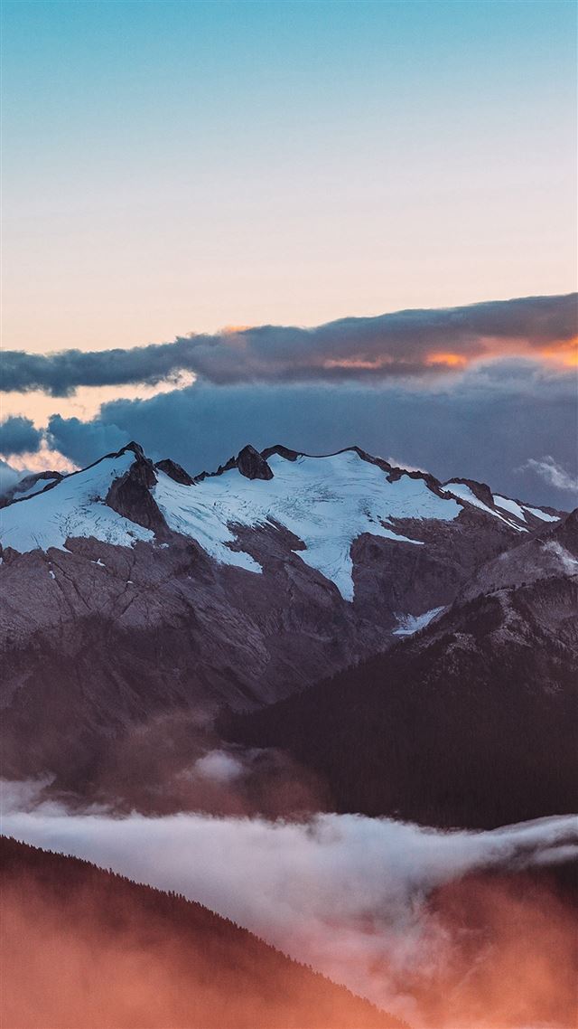 1080x1920 Mountain Sunset Sky Cloud Nature - sunny iPhone 8 Wallpaper