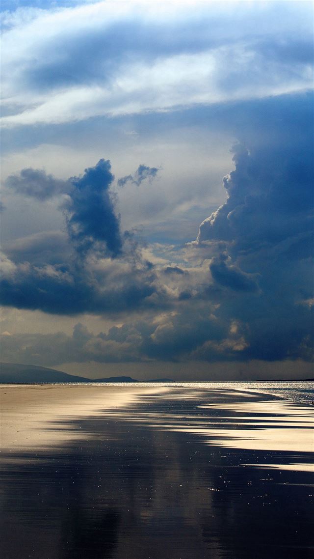 1080x1920 Beach Sea Summer Rain Cloud Nature - gray iPhone 8 Wallpaper