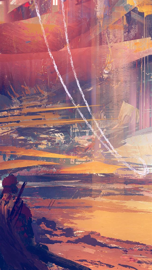 1080x1920 Wadim Kashin Paint Abstract Blue Illustration Art - colors iPhone 8 Wallpaper
