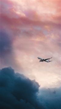 Cloud plane fly sky wallpaper