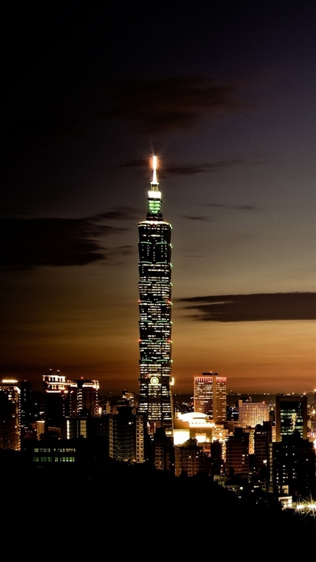 1080x1920 City night light top view - top view iPhone 8 Wallpaper