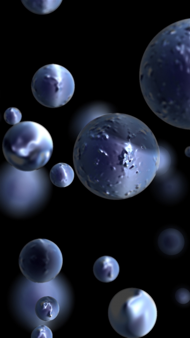 1080x1920 Close up drop blue balls space - balls iPhone 8 Wallpaper