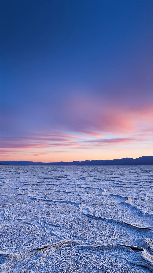 1080x1920 Dead sea snow sunset mountain - pink iPhone 8 Wallpaper