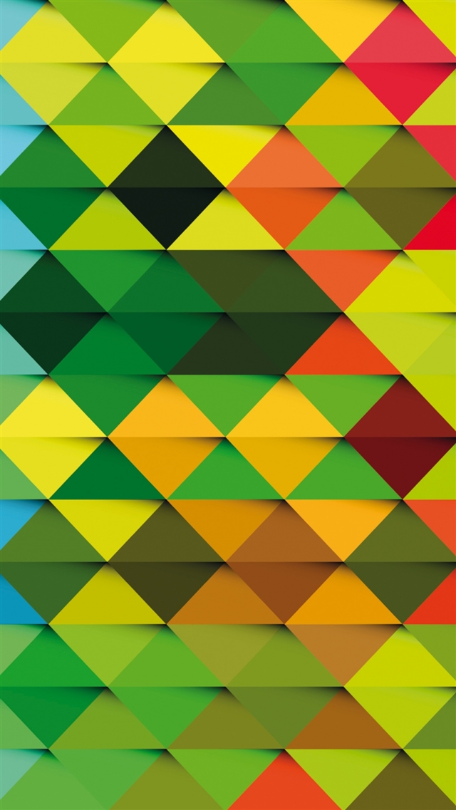 1080x1920 Triangle background colorful texture - background iPhone 8 Wallpaper