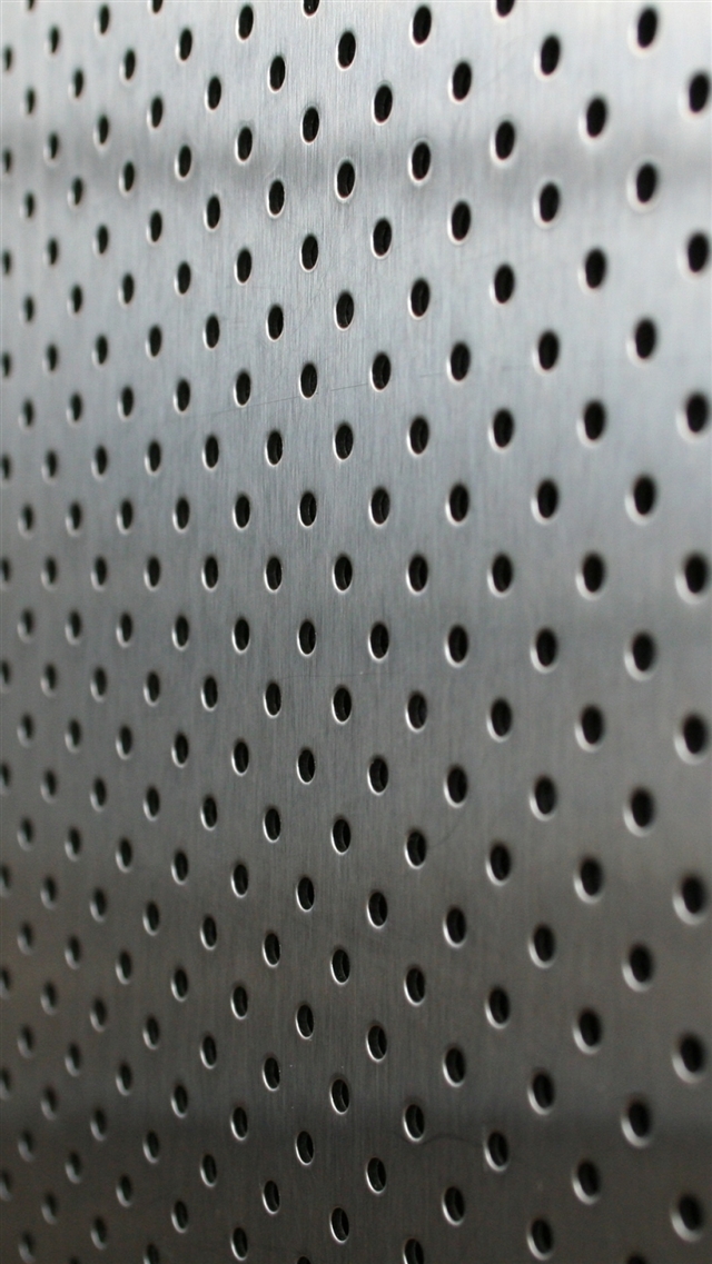 1080x1920 Metal points holes silver background - gray iPhone 8 Wallpaper