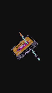 Cassette tape old wallpaper