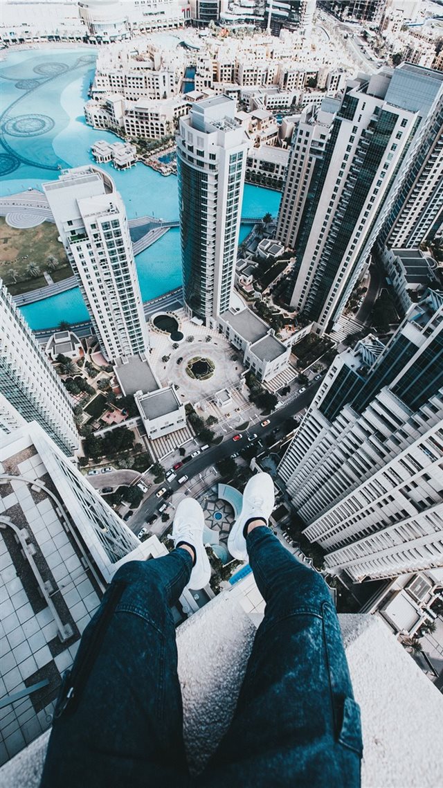 1080x1920 rooftop - skyline iPhone 8 Wallpaper