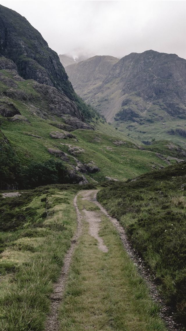 1080x1920 Road less traveled - path iPhone 8 Wallpaper