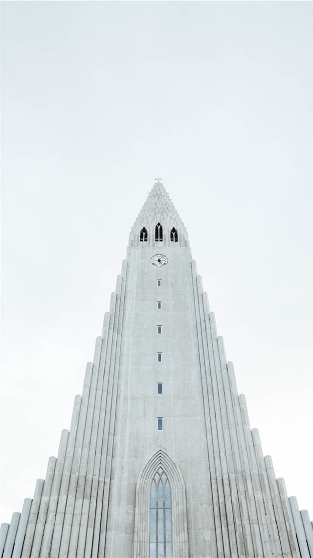 1080x1920 Height of Hallgrímskirkja - architecture iPhone 8 Wallpaper