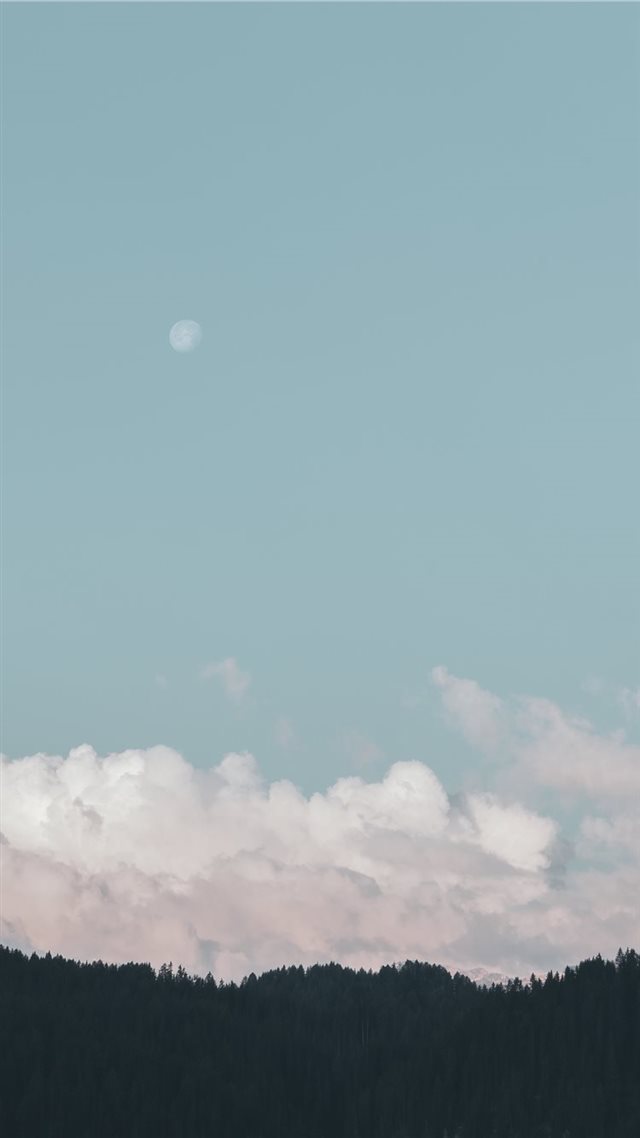 1080x1920 Pastel clouds - forest iPhone 8 Wallpaper