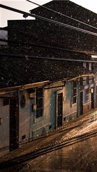 The rain and the sun wallpaper