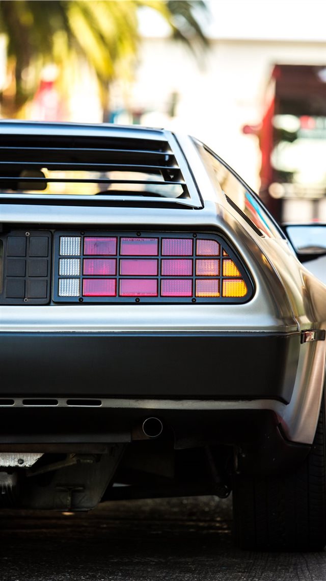 1080x1920 delorean - car iPhone 8 Wallpaper