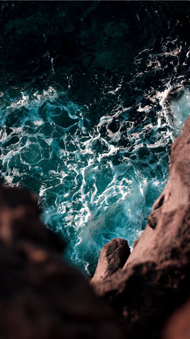 1080x1920 WAVES AND HEART - wafe iPhone 8 Wallpaper