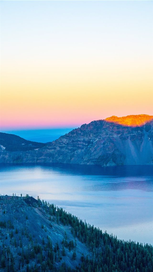 1080x1920 Sunset Meets the Volcanic Crater - tree iPhone 8 Wallpaper