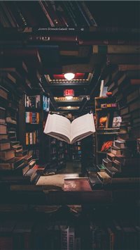 Floating Book wallpaper