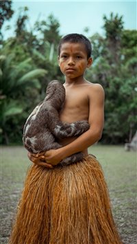 Young Yagua wallpaper