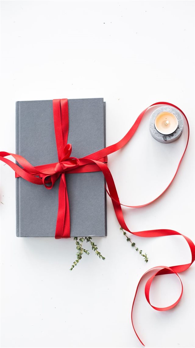 1080x1920 A book for Christmas - flatlay iPhone 8 Wallpaper