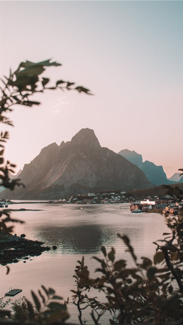 1080x1920 Reine forest - boat iPhone 8 Wallpaper
