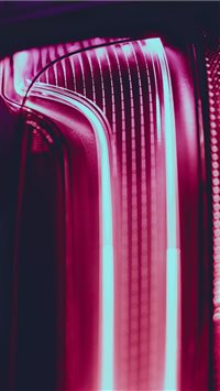 LED waterfall wallpaper