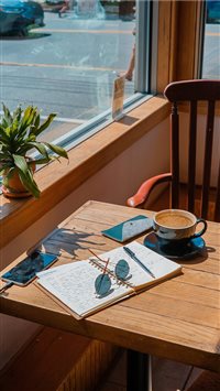 Coffee and toughts wallpaper