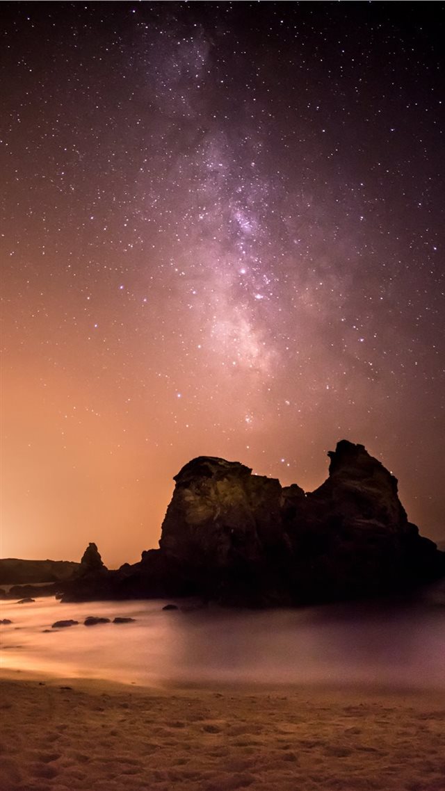 1080x1920 Beach Sky - milkyway iPhone 8 Wallpaper