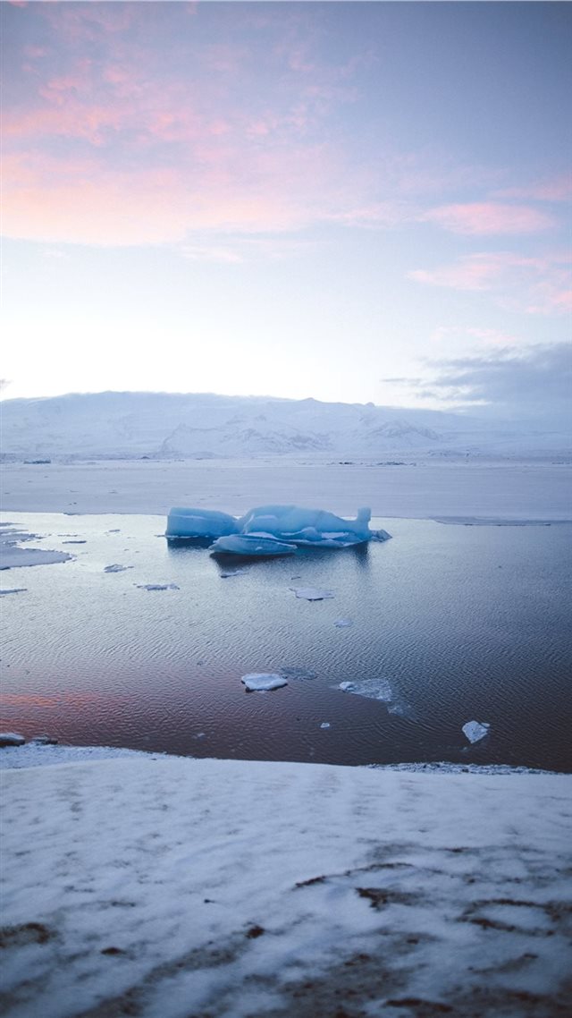 1080x1920 Glacier Lagoon - winter iPhone 8 Wallpaper