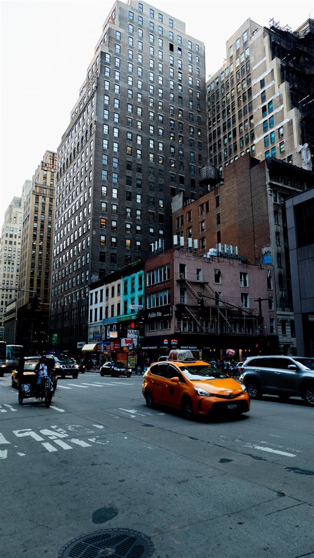 1080x1920 New York  United States - taxi iPhone 8 Wallpaper